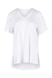 Product shot of the Billie Tee in colour White (White), from the front