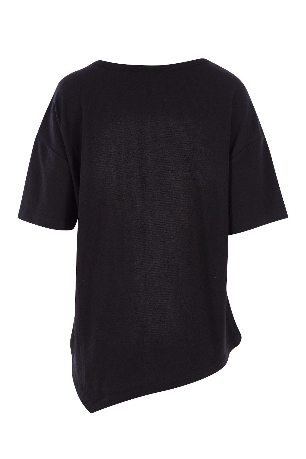 Product shot of the Florence Top in colour Black (Black), from the back