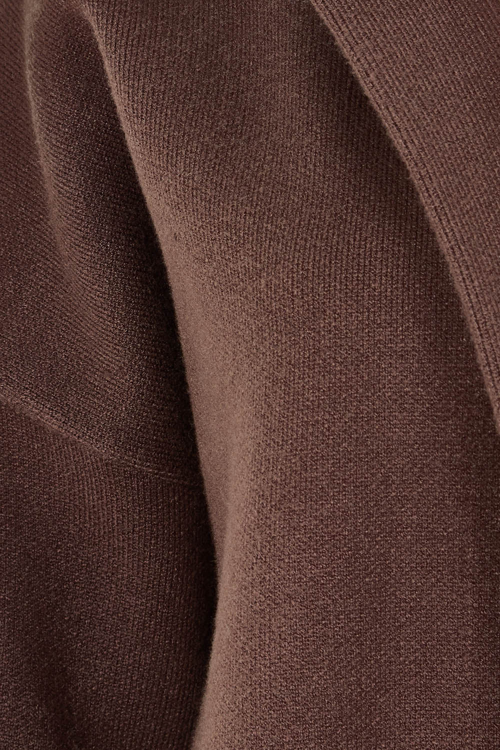Product shot of the Bristol Coatigan in colour Brown, detail
