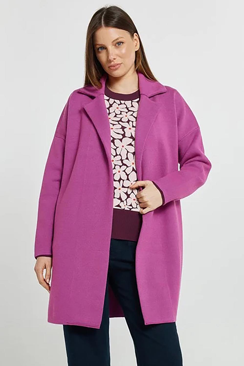 Bristol Coatigan – Mulberry