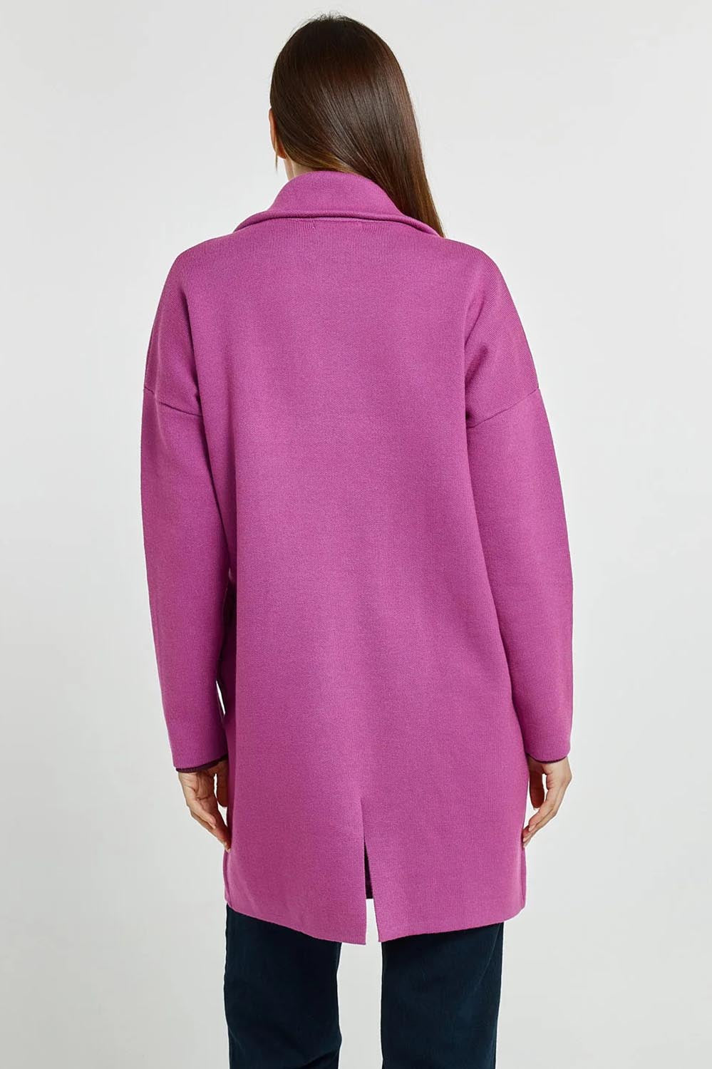 Bristol Coatigan – Mulberry