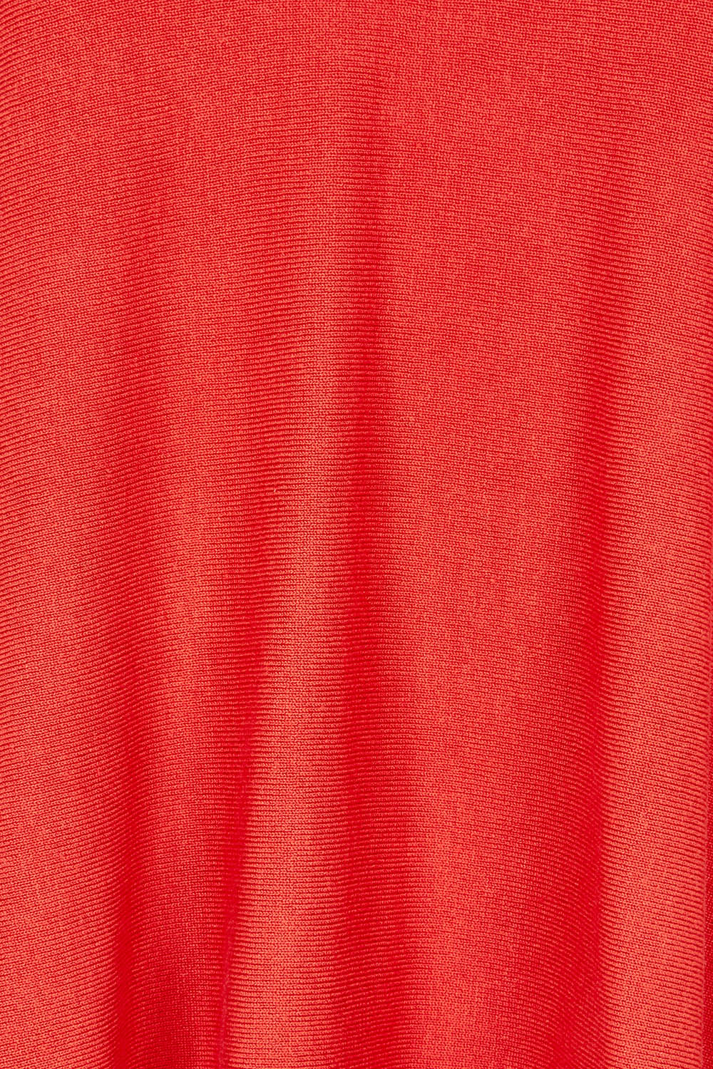 Product shot of the Destiny Knit Jumper in colour Flame (Red), detail