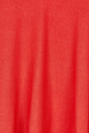 Product shot of the Destiny Knit Jumper in colour Flame (Red), detail