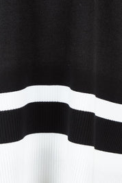 Product shot of the Eleanor Knit Jumper in colour Black (Black), detail