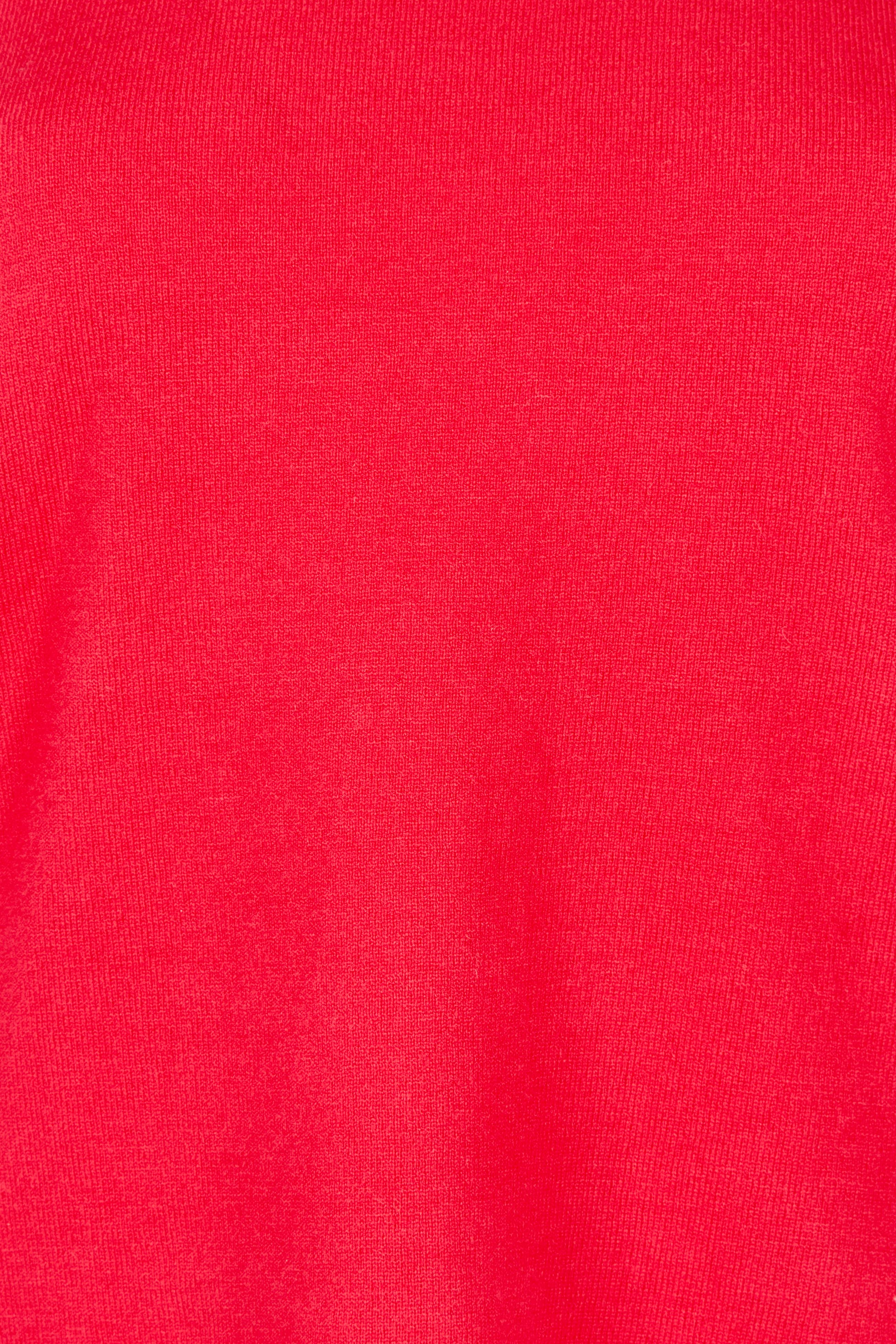 Product shot of the Colette Sweater in colour Red (Red), from the front