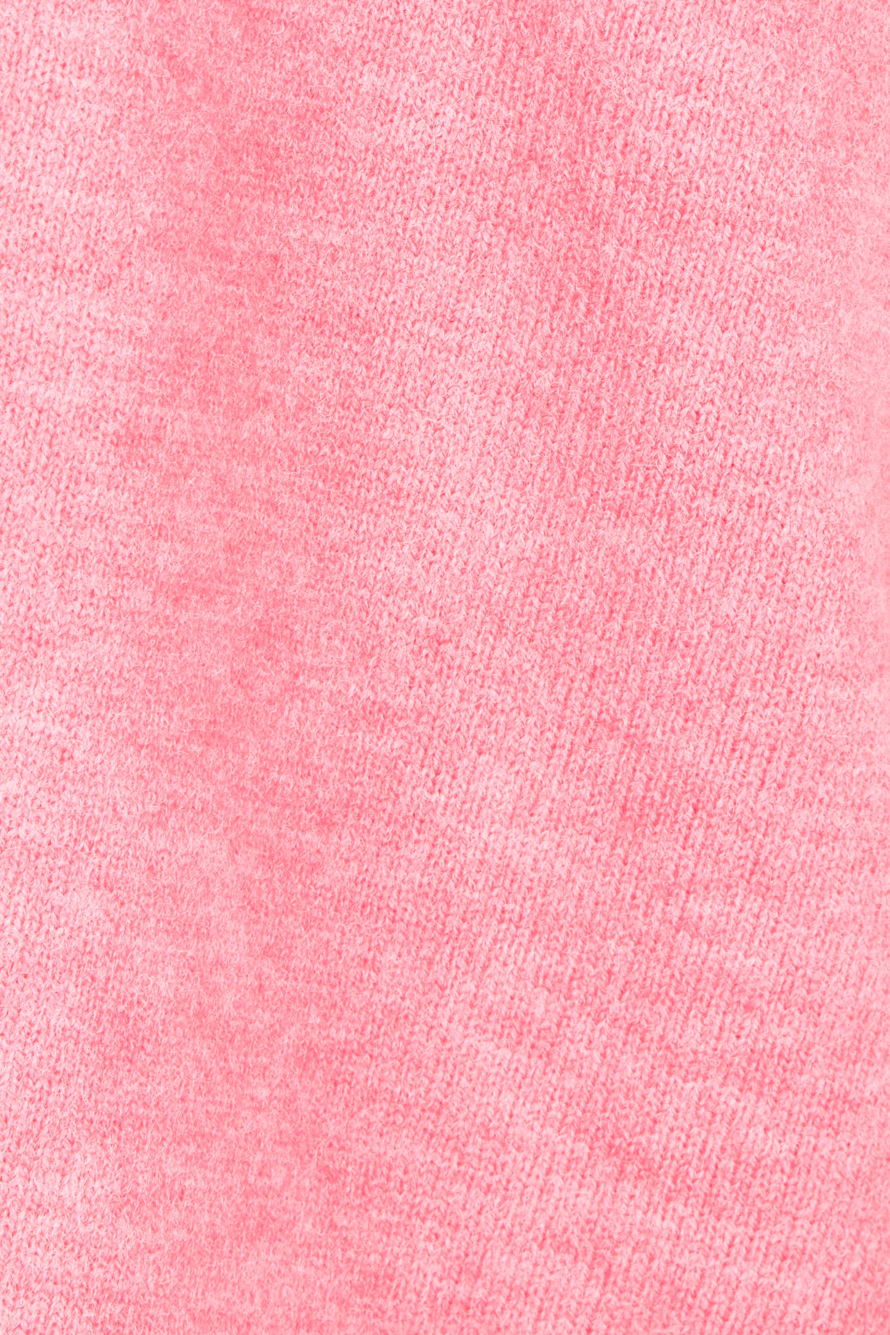 Product shot of the Emy Cardigan in colour Peonypink (Pink), detail