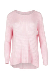 Product shot of the Cable Mini Jumper in colour Babypink (Pink), from the front