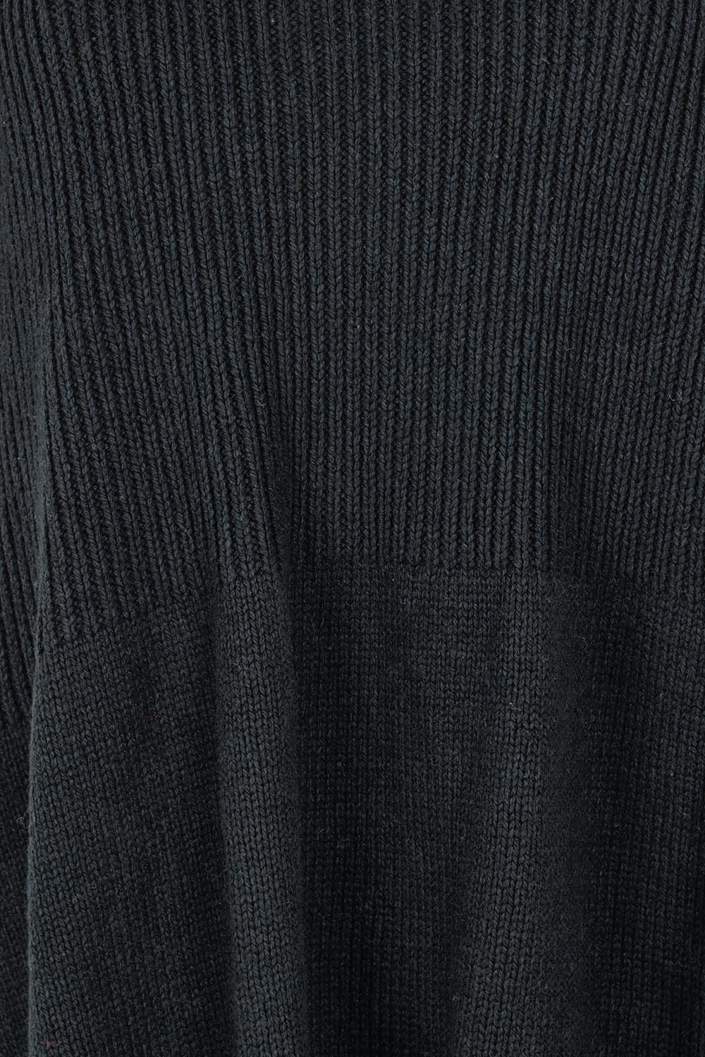 Product shot of the Paige Cotton Blend Poncho in colour Black (Black), detail