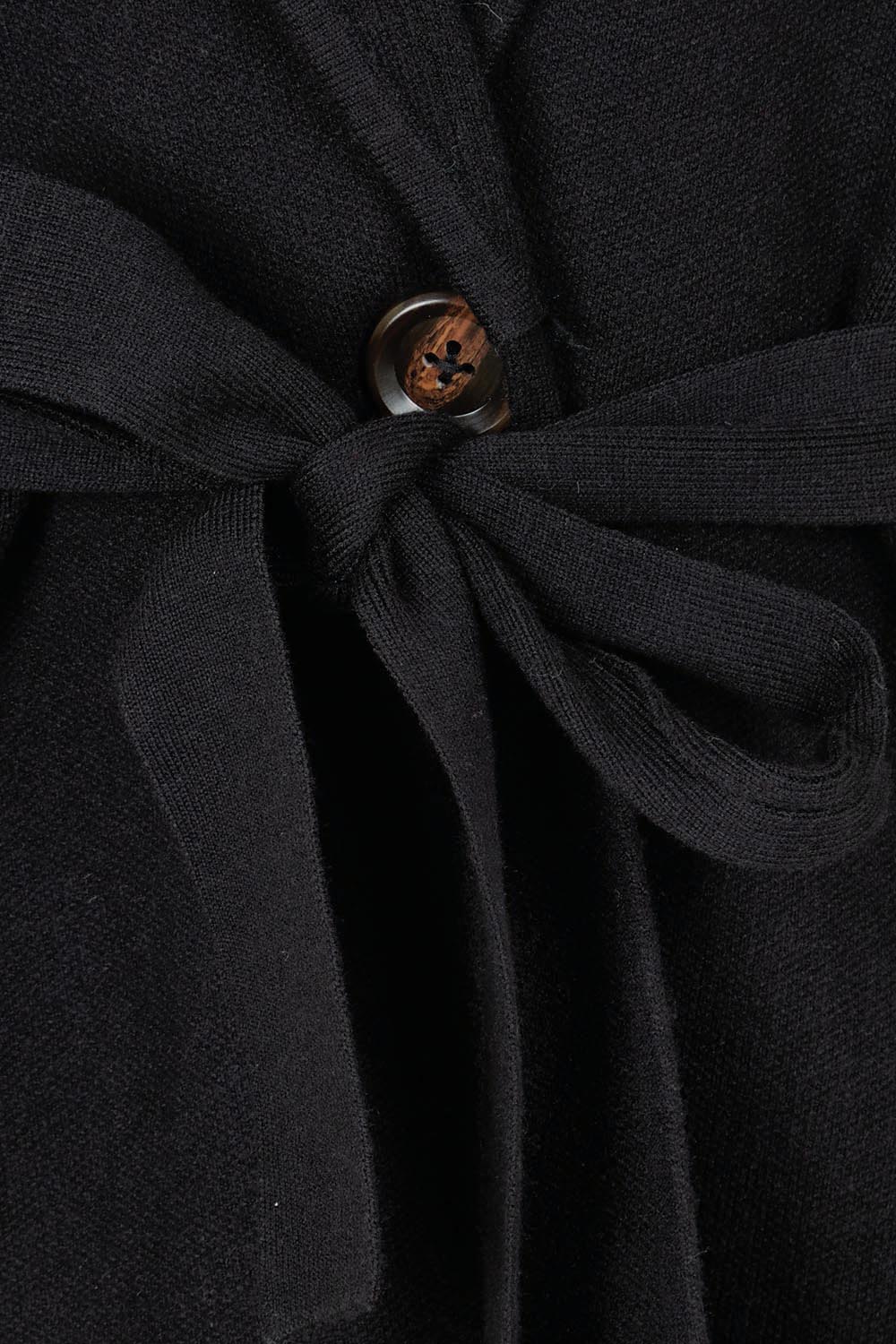 Product shot of the Cosette Jacket in colour Black (Black), detail