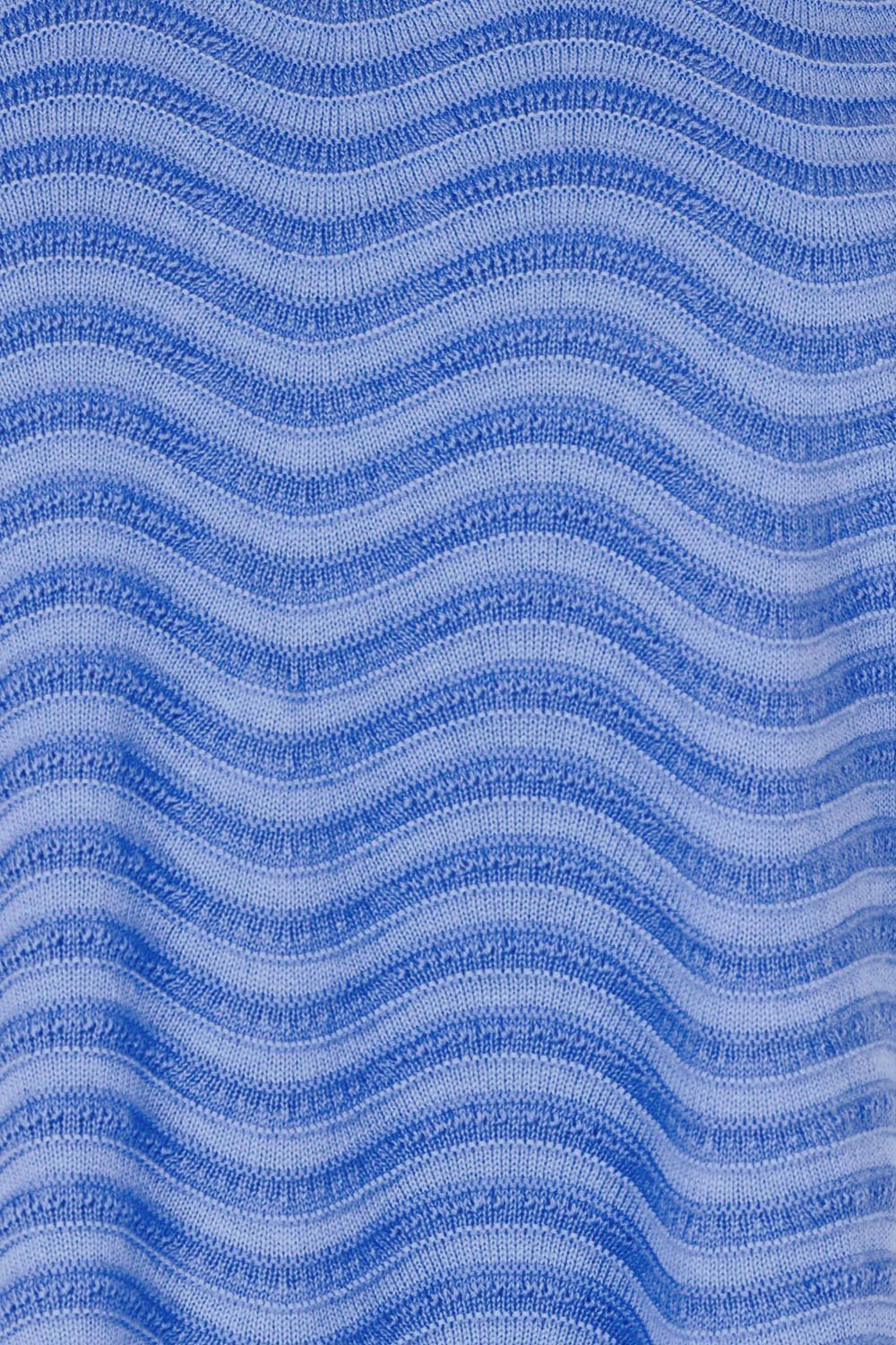 Product shot of the Aviva Cotton Tank in colour Blue (Blue), detail