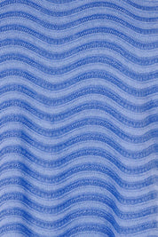 Product shot of the Aviva Cotton Tank in colour Blue (Blue), detail
