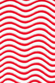 Product shot of the Aviva Cotton Tank in colour Redwhite (Red), detail