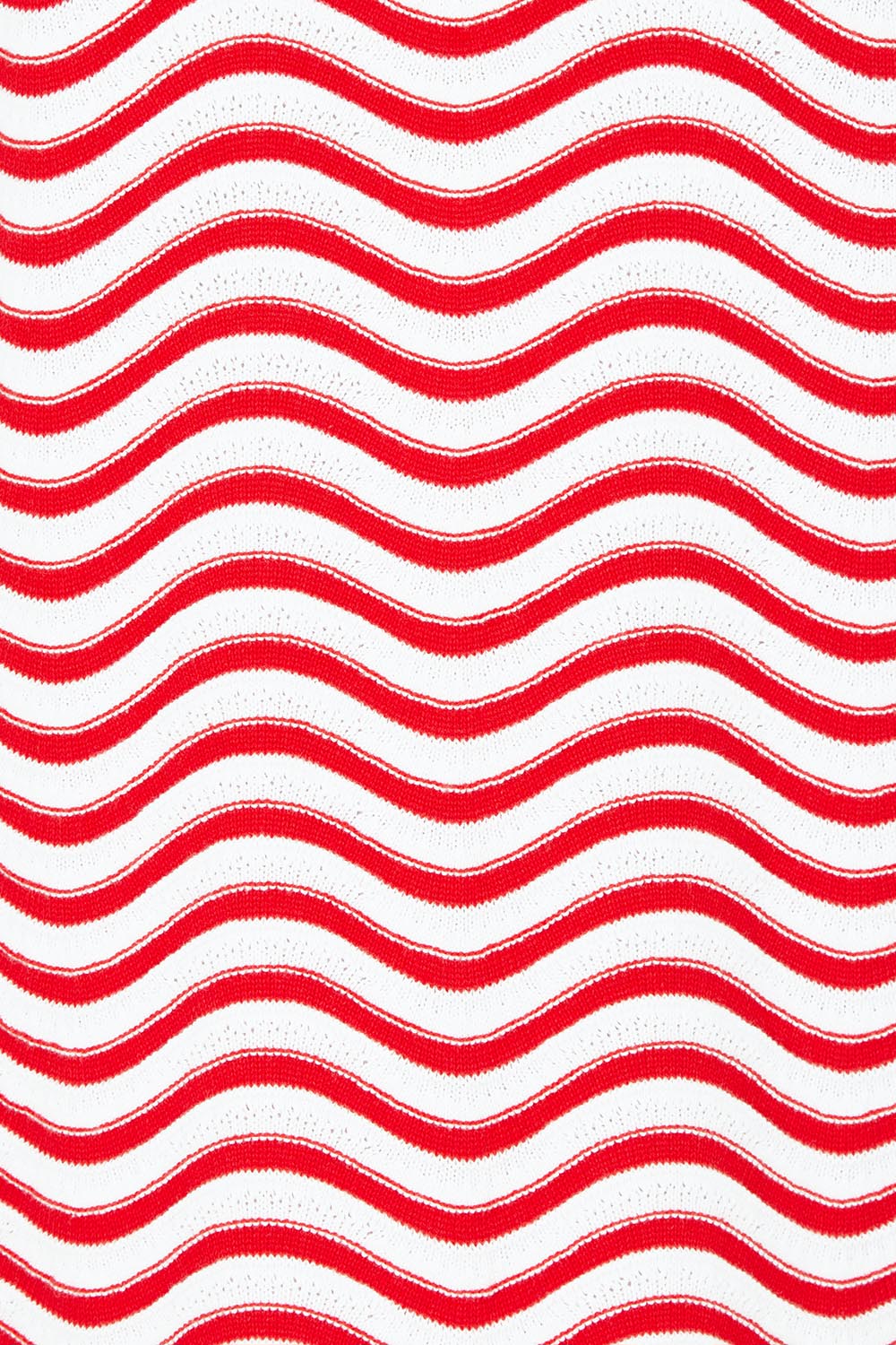 Product shot of the Viola Cotton Tank Dress in colour Redwhite (Red), detail