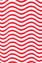 Product shot of the Viola Cotton Tank Dress in colour Redwhite (Red), detail