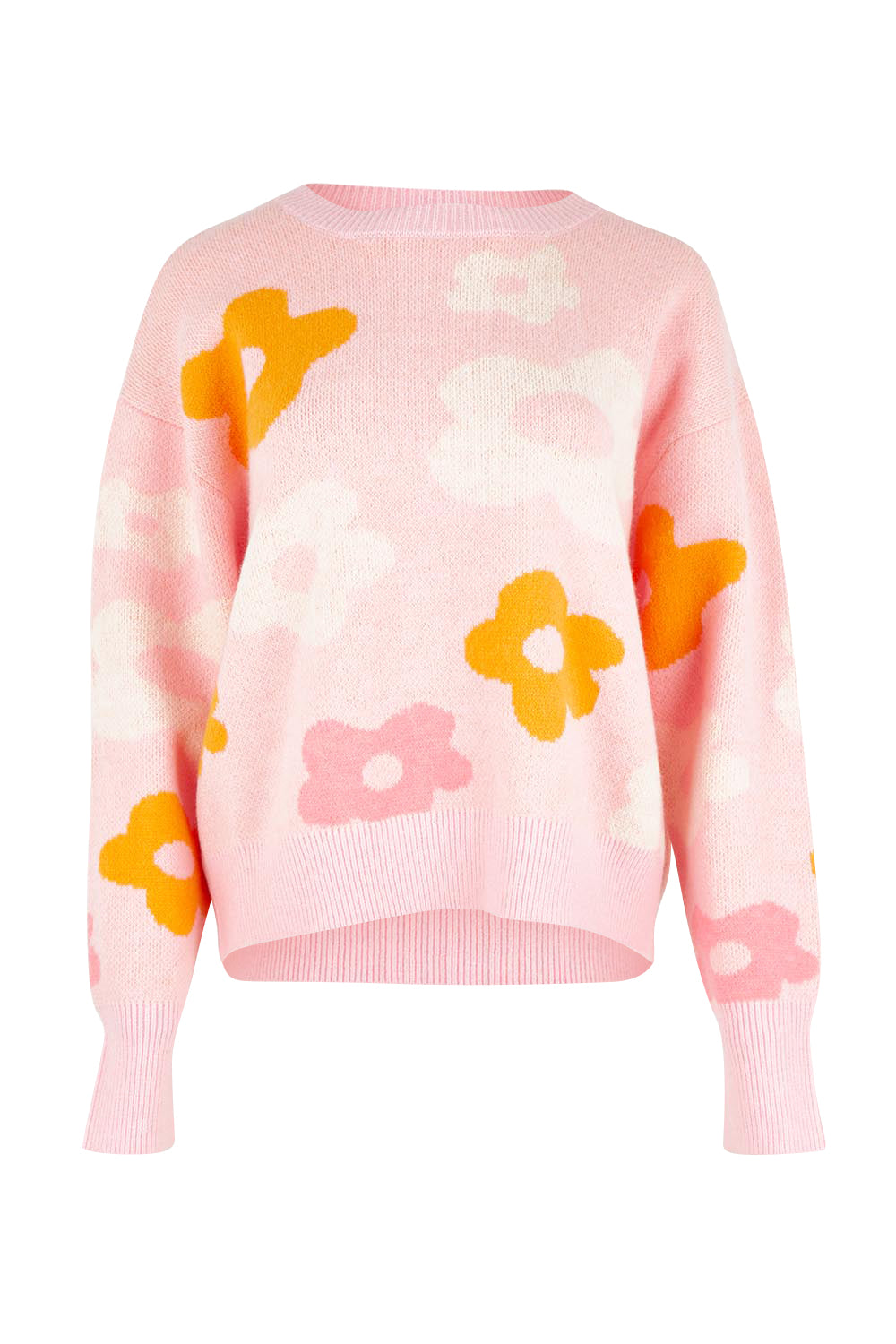 Preloved Leonie Knit Sweater - Flowers
