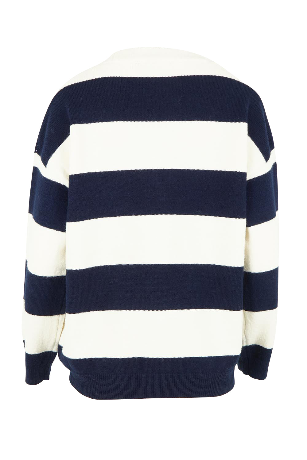 Maybelle Knit Cardigan – Navywhite