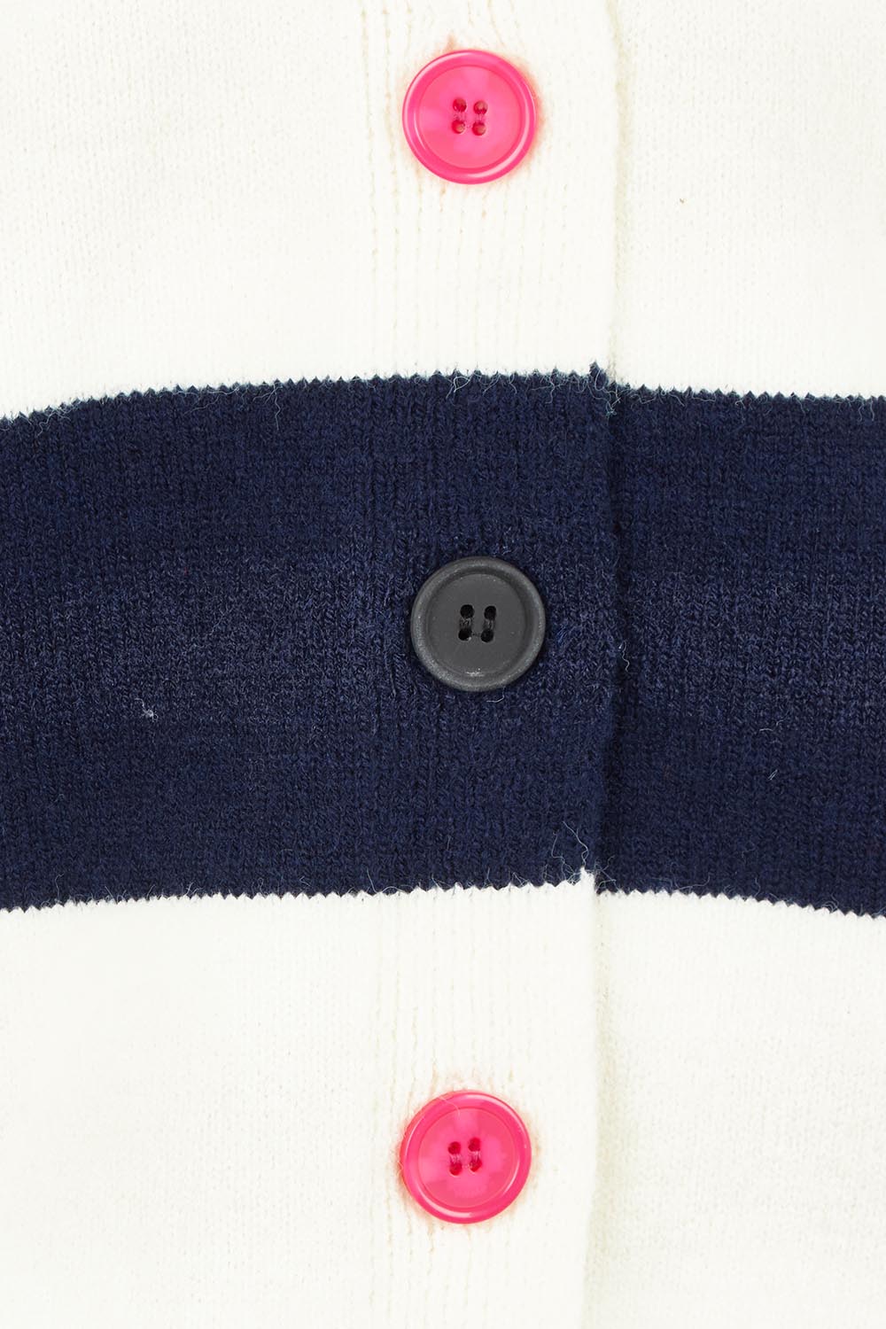 Maybelle Knit Cardigan – Navywhite