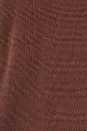 Carrie Cotton Knit Jumper – Espresso