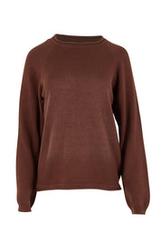 Carrie Cotton Knit Jumper – Espresso