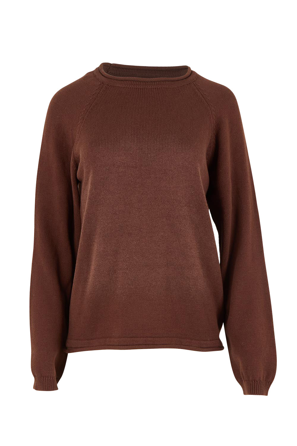 Carrie Cotton Knit Jumper – Espresso
