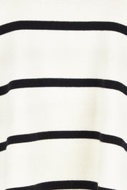 Product shot of the Bailey Boxy Sweater in colour Cream, detail