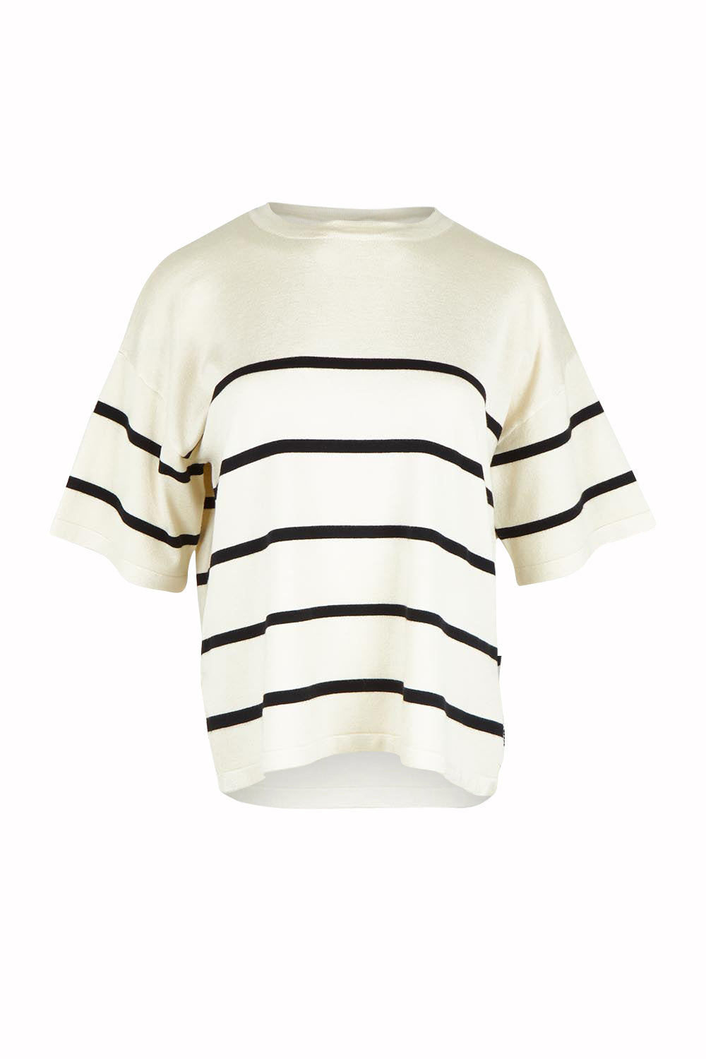 Product shot of the Bailey Boxy Sweater in colour Cream, from the front