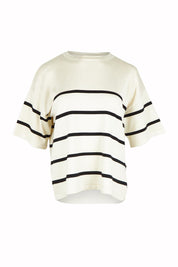 Product shot of the Bailey Boxy Sweater in colour Cream, from the front
