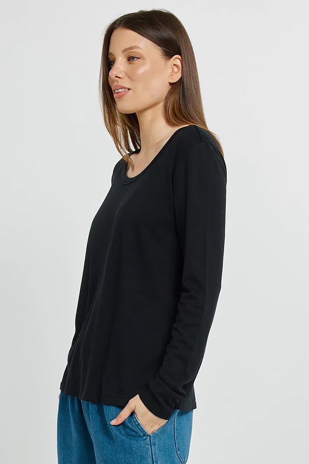 Westin Blended Wool Tee – Black
