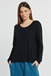 Westin Blended Wool Tee – Black