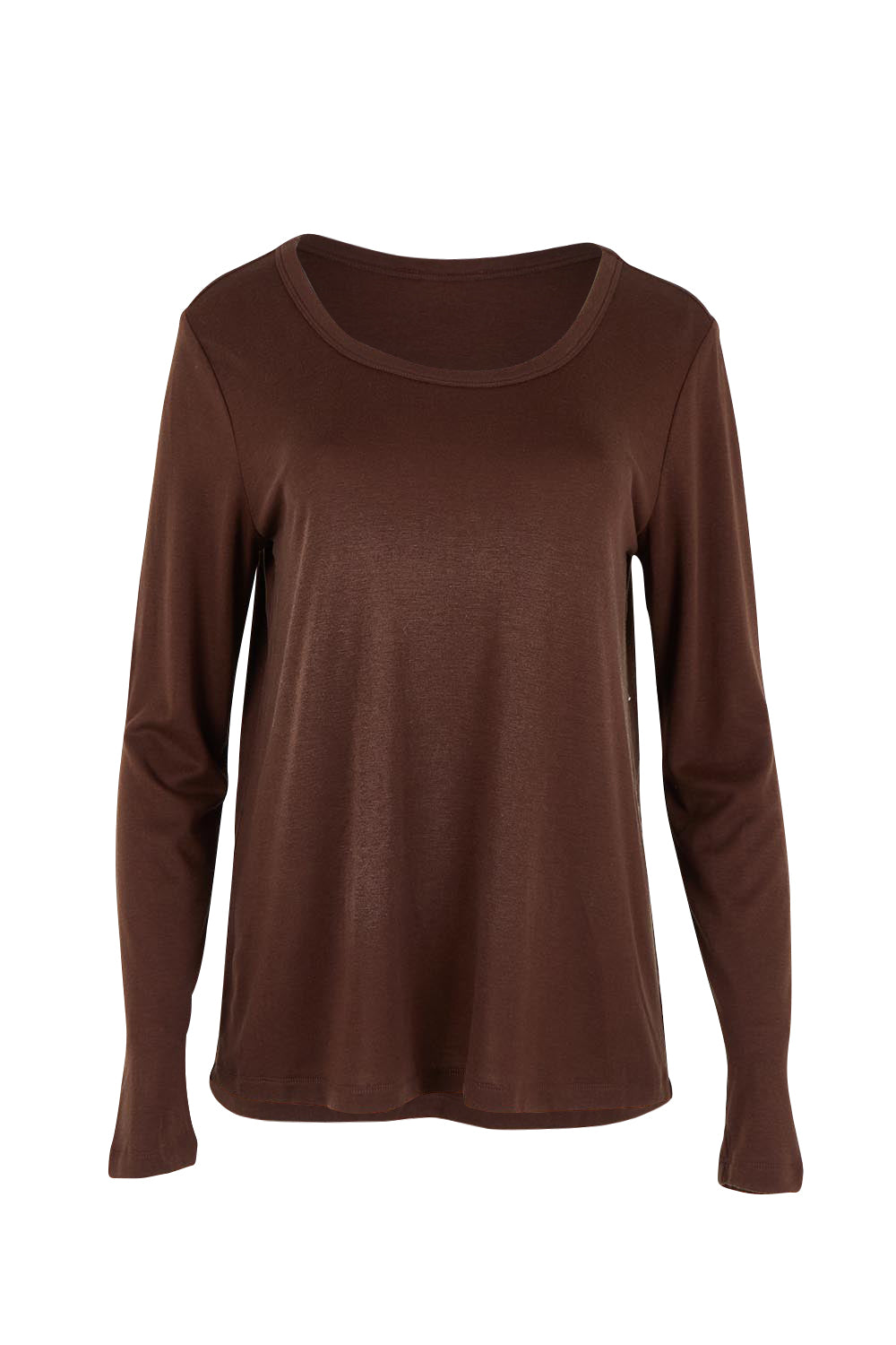 Westin Blended Wool Tee – Chocolate