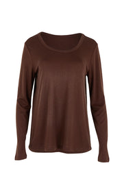 Westin Blended Wool Tee – Chocolate