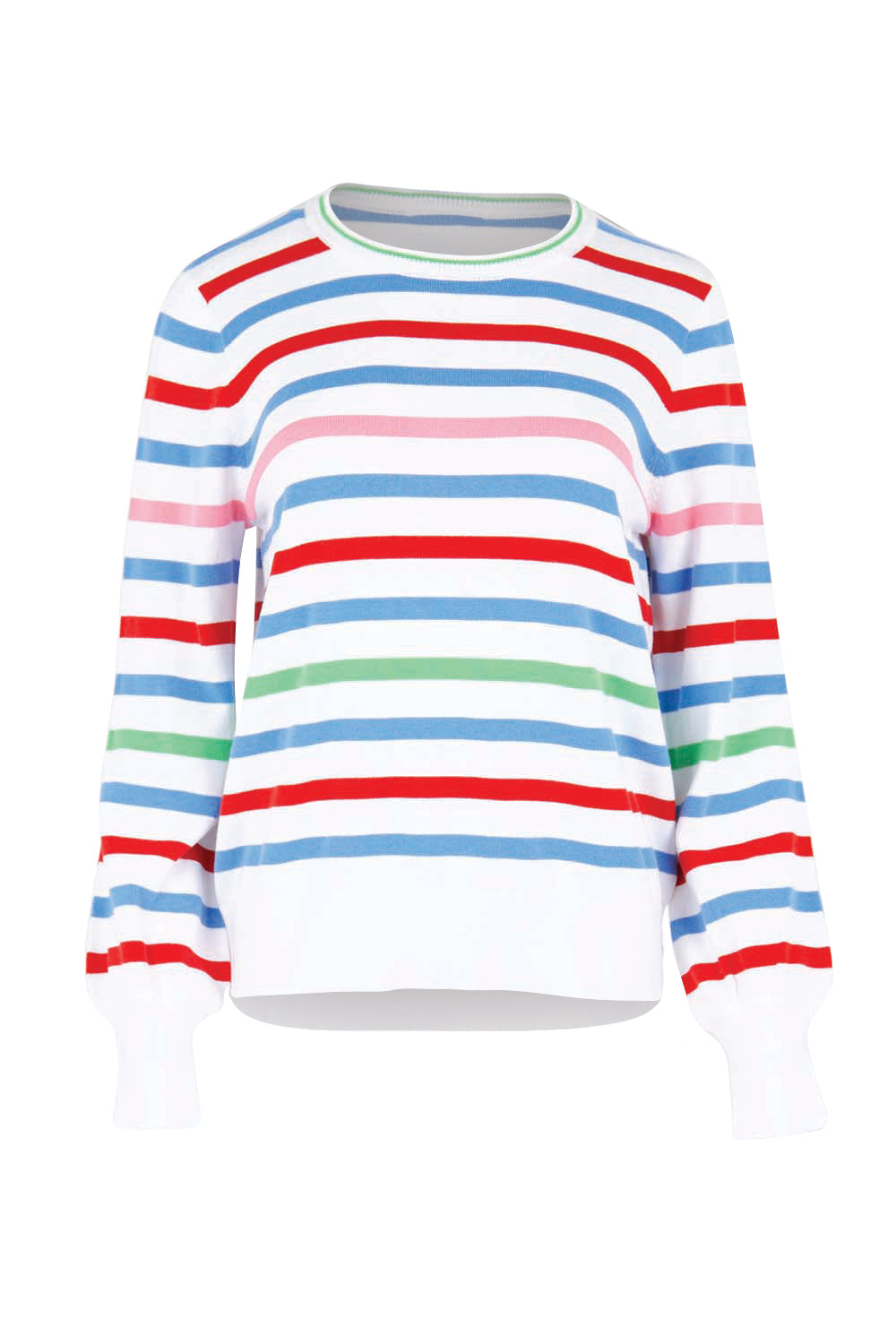 Product shot of the Indie Knit Sweater – Sorbet in colour Sorbet, from the front