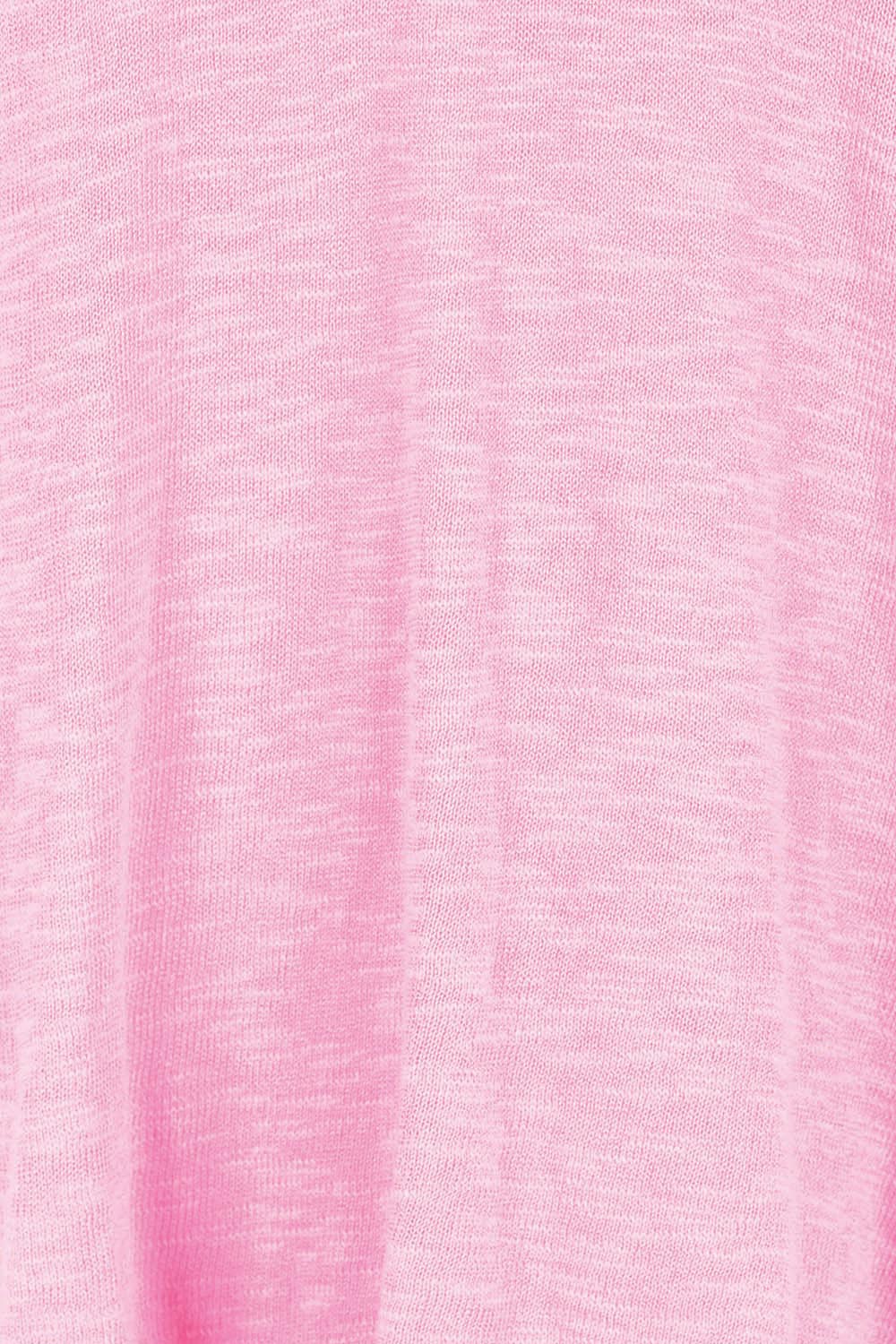 Product shot of the Aries V-Neck Sweater Tee – Pink in colour Pink, showing detail