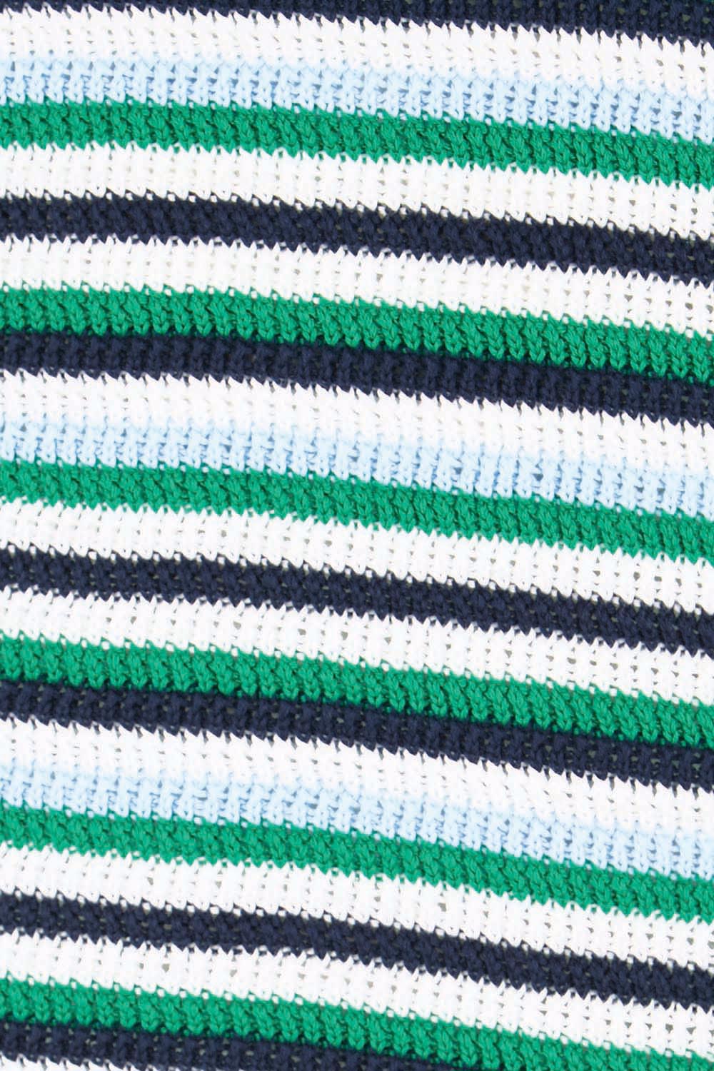 Product shot of the Roni Tank – Bluegreen in colour Bluegreen, showing detail