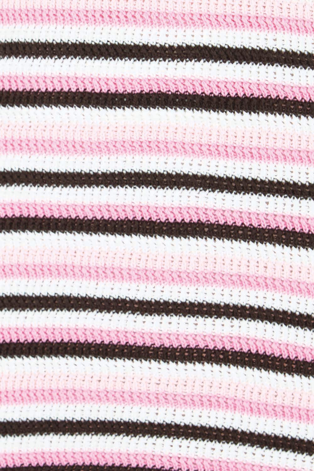 Product shot of the Mandy Tank Dress – Chocpink in colour Chocpink, showing detail