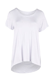 Product shot of the Matilda Tee in colour White (White), from the front