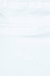 Product shot of the Crop Bengaline Pant in colour White (White), detail