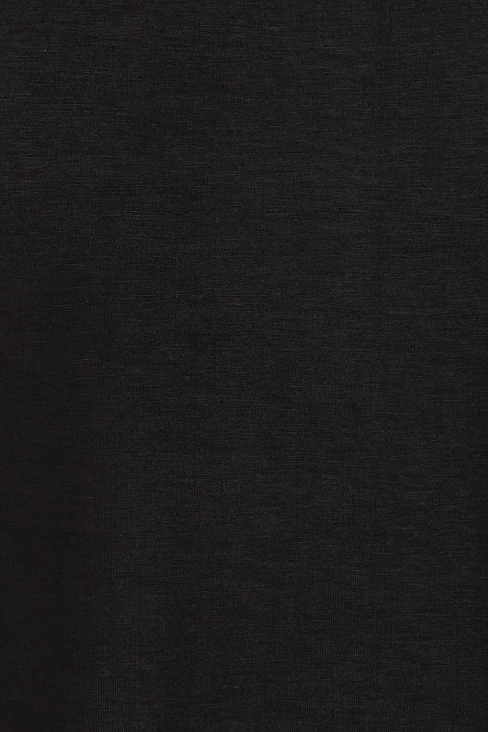 Product shot of the Cairo Tunic Bamboo Top in colour Black (Black), detail