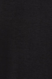 Product shot of the Cairo Tunic Bamboo Top in colour Black (Black), detail