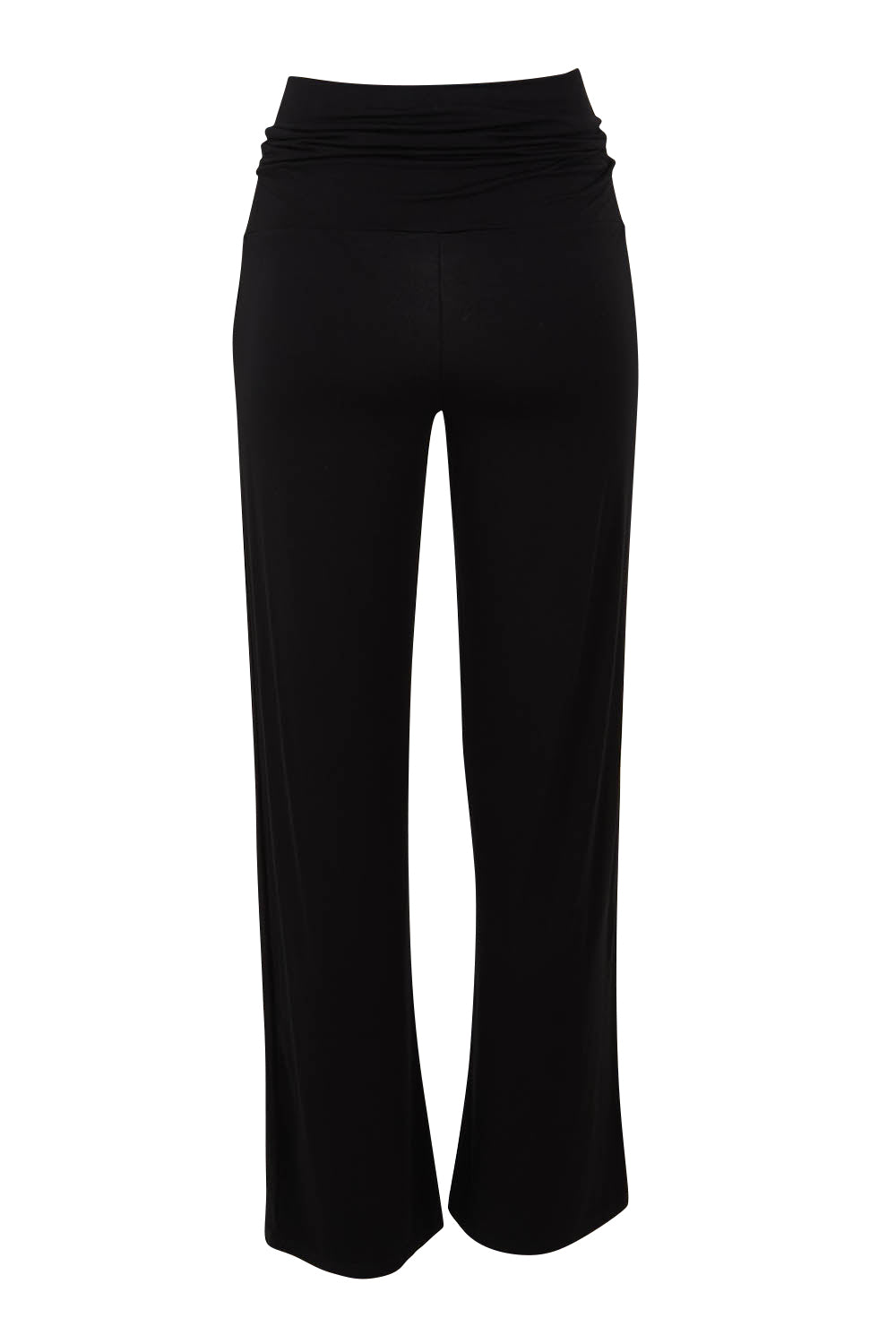Product shot of the Houston Relaxed Pant in colour Black (Black), from the back
