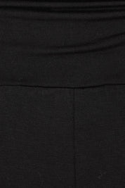 Product shot of the Houston Relaxed Pant in colour Black (Black), detail