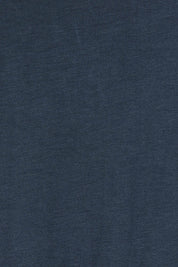 Product shot of the Fallon Bamboo Top in colour Petrol (Blue), detail