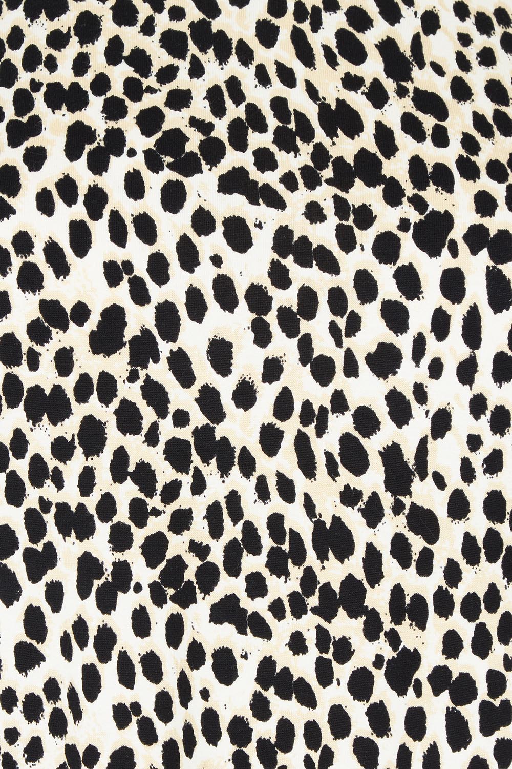 Product shot of the Positano Tank in colour Cheetah, detail