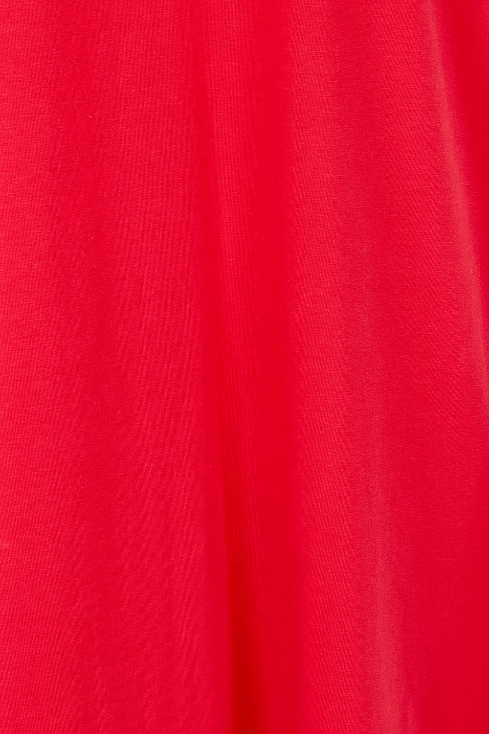Product shot of the Stellar Cotton Tin colourShirt Dress - Red (Red), detail