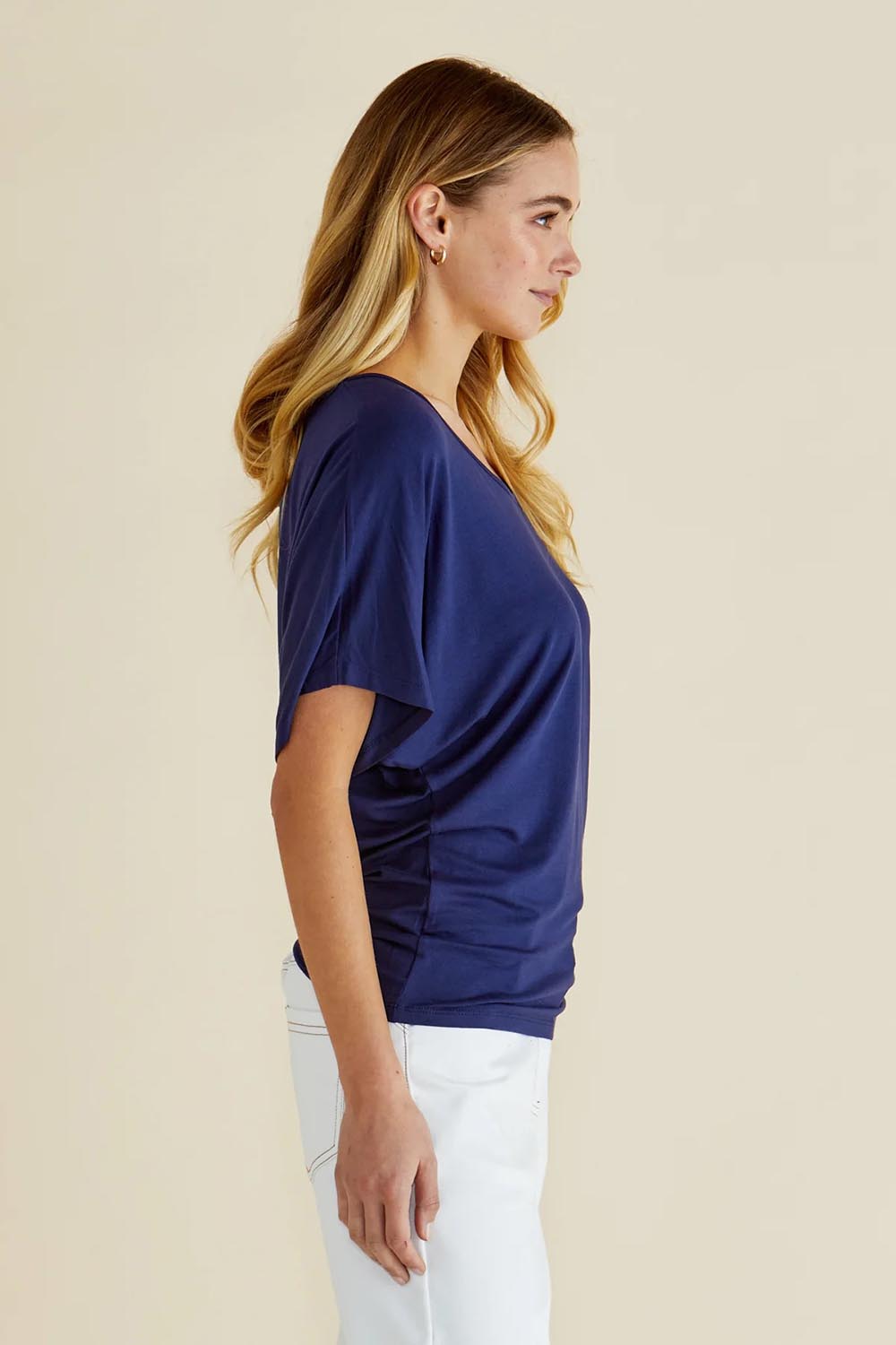 Maui Stretch Tee - Navy