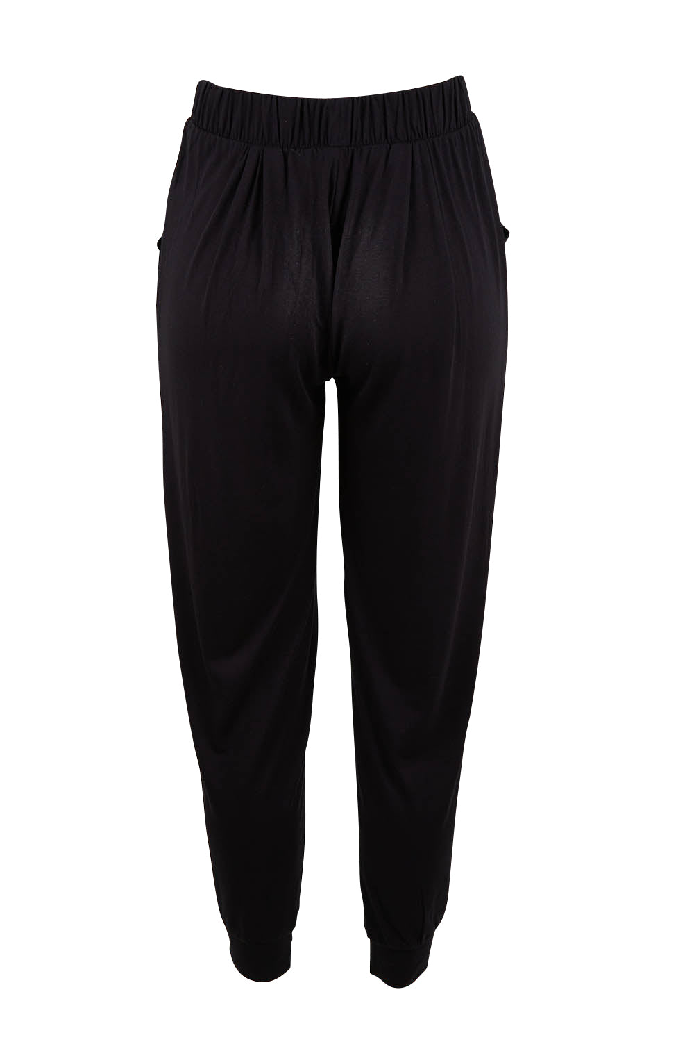 Product shot of the Paris Pant in colour Black (Black), from the back