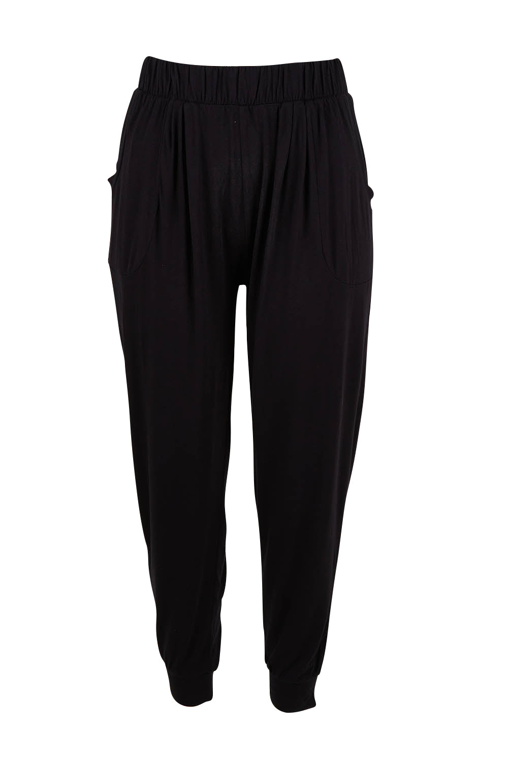 Product shot of the Paris Pant in colour Black (Black), from the front