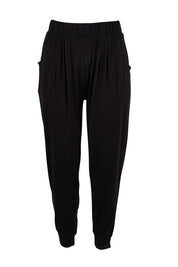 Product shot of the Paris Pant in colour Black (Black), from the front
