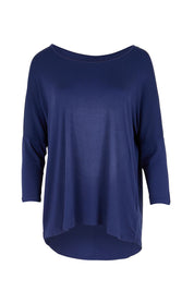 Milan Stretch Top - Navy