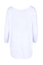 Milan Stretch Top - White
